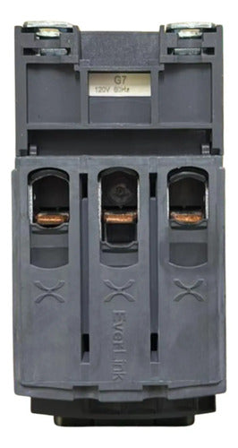 Contator 3p 80a 1na + 1nf 120v Lc1d80ag7 Schneider 120v