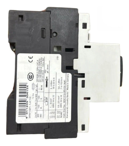 Disjuntor Motor Tripolar 10a 3rv1321-1jc10 Siemens