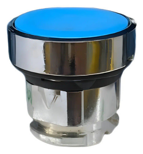 Kit Com 3: Cabeçote Para Botão Ø22mm Azul Zb4ba6 Schneider Azul -