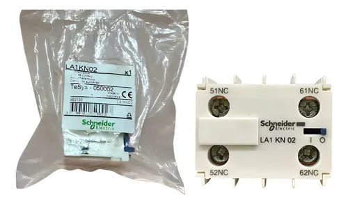 Kit Com 2 Peças: Contato Auxiliar 2nf La1kn02 Schneider 690v