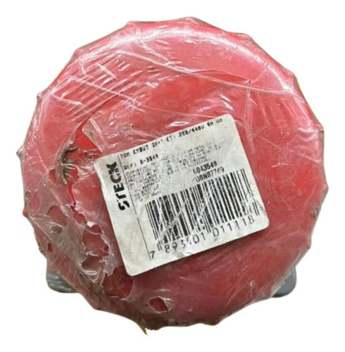 Tomada De Embutir 2p+t 63a 440v 9h Vermelho S3549 Steck Vermelho