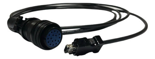 Cabo Encoder 3m Bch2 Conector Militar Vw3m8d2ar30 Schneider Preto
