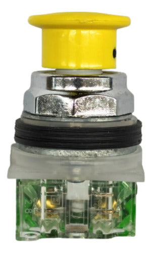 Botão 30mm Metálico 9001kr24yh5 Amarelo Schneider Amarelo -