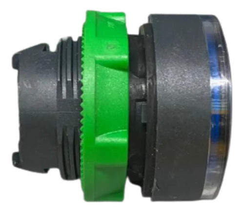 Kit Com 2 Peças: Cabeçote Para Botão Azul Zb5ah063 Schneider Azul -