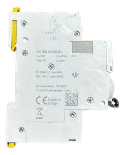Disjuntor Diferencial Residual Idpnn 1p+n A9d44616 Schneider