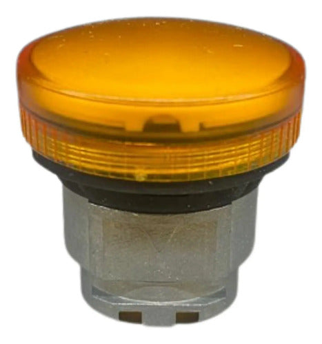 Kit Com 2 Peças: Cabeçote Para Sinalizador Zb4bv05 Schneider Laranja -