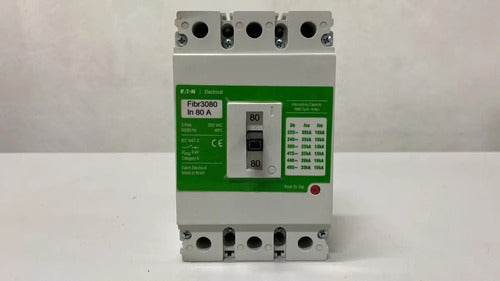 Disjuntor Tripolar 80a Fibr3080 Eaton