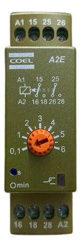 Rele Tempo A2e 6s A2e-cds 110v Coel 110vca