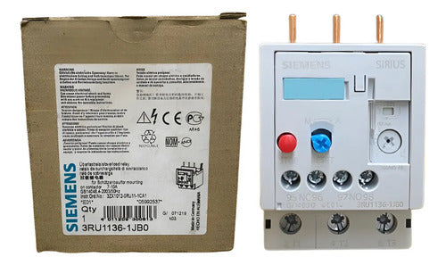 Relé Térmico De Sobrecarga 7-10a 3ru1136-1jb0 Siemens -