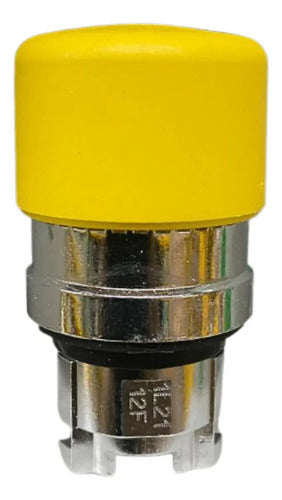Cabeçote Para Botão Ø22mm Metálico Amarelo Zb4bc54 Schneider Amarelo 0