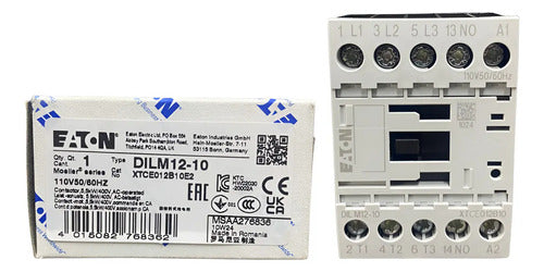 Contator Dilm12-10 12a 110v Eaton 110v