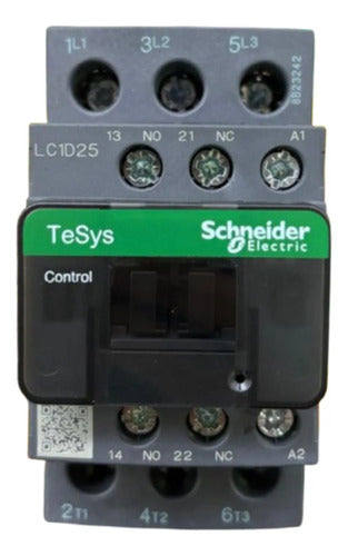 Contator 3p Tesys 25a 1na+1nf 24vca Lc1d25b7 Schneider 24v