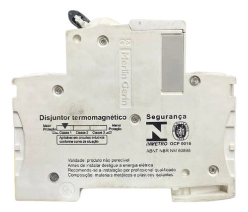 Disjuntor Acti9 Ic60n 2p Curva D 4a 440v A9f75204 Schneider 440v 50/60 Hz