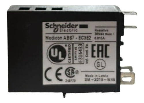 Relé Plug In 12mm Entrada 48vcc Abs7ec3e2 Schneider 48vcc