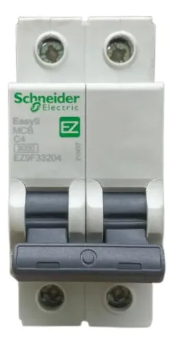 Disjuntor Easy9 2p 4a 3ka 400vca Ez9f33204 Schneider