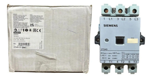 Contator Tripolar 3ts4922-0an1 85a 220v 45kw Siemens 220v