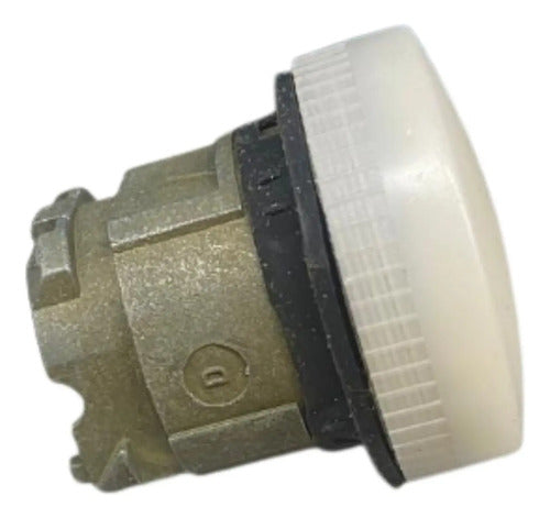 Kit C/ 2: Cabeçote Para Sinalizador Branco Zb4bv01 Schneider Branco -