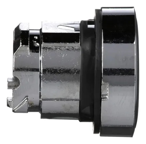 Kit Com 3 Peças: Frontal Botão 22mm Preto Zb4ba2 Schneider Preto