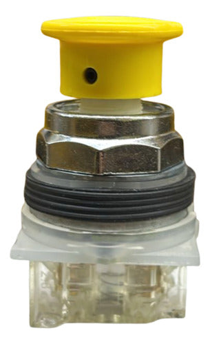 Botão 3omm Metálico 9001kr24yh13 1naf Amarelo Schneider