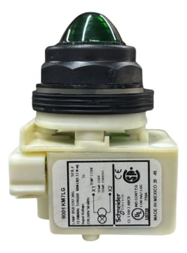 Sinalizador 30mm Verde 9001skp7lgg9 Schneider