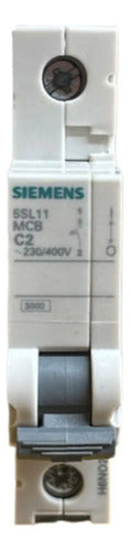 Kit Com 2: Disjuntor Unipolar 2a Curva C 5sl1102-7mb Siemens