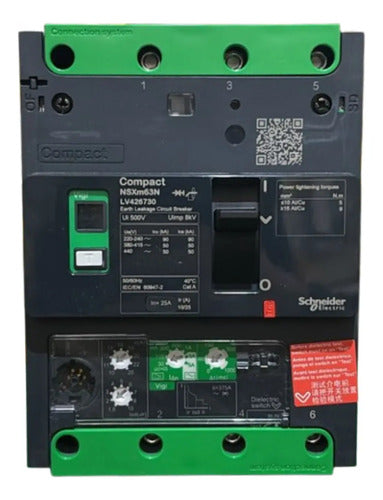 Disjuntor Nsxm Vigi 3p 50ka 25a Lv426730 Schneider