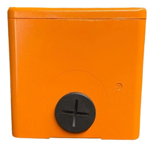 Botoeira Metalica Vazia 22mm 2 Furos Xapo2502 Schneider Laranja