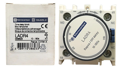 Bloco De Contato Auxiliar Ajuste 10-180s Ladr4 Telemecanique 690v