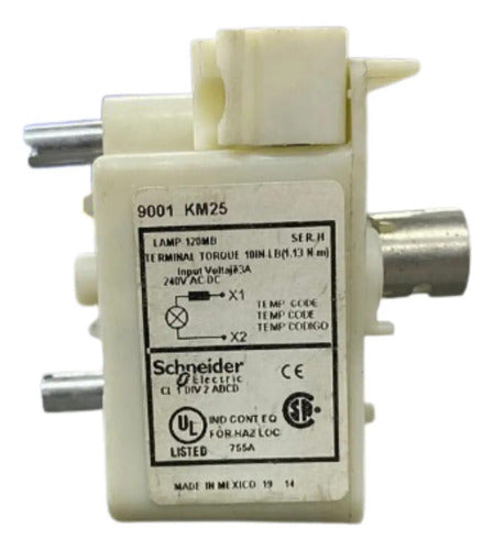 Modulo Luminoso Resistor 240v 9001km25 Schneider 240v