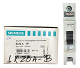 Kit De 6 Disjuntor Termomagnético 1p 20a 5sx1120-6 B Siemens