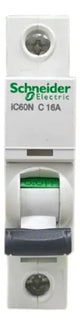 Disjuntor Acti9 Ic60n 1p 16a Curva C A9f74116 Schneider