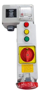 Tomada S4506cks Steck Sobrepos. Surelock 63a 4p 6h 380/440v Vermelho