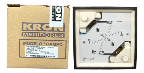 Frequencimetro Bh96pi 96x96mm 55 A 65hz Duplo 120v Ip54 Kron