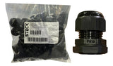 Kit Com 25 Unidades: Prensa Cabo Pg16 Preto S803cpti Steck