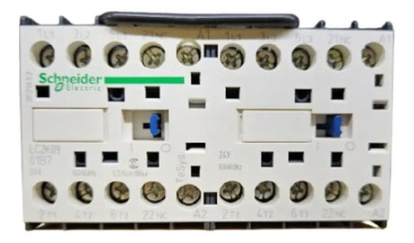 Chave Reversora Tripolar 9a 1nf 24vca Lc2k0901b7 Schneider 24vca