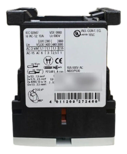 Contator Auxiliar 3rh1131-1af00 110v 3na+1nf Siemens 127v