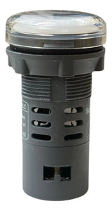 Kit Com 5: Sinalizador 22mm Led Branco 12vca/cc Xa2evj1lc 12vca/cc