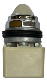 Sinaleiro 30mm Metálico Branco 9001kp38lww9 Schneider Branco 120vca/cc