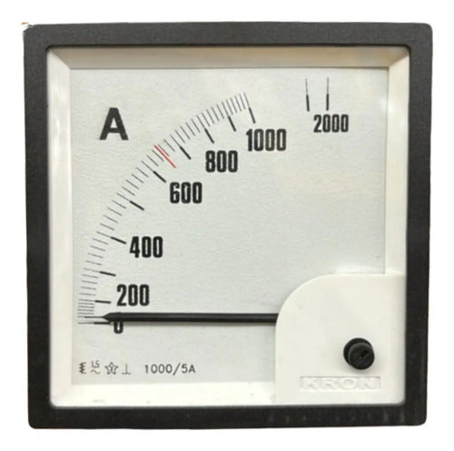 Amperímetro Fm96pc 1000/2000/5a Travamento Em 650a Ip54 Kron