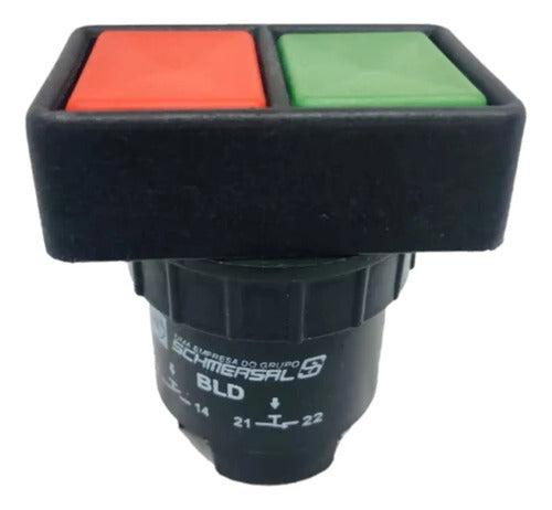 Botão Duplo Verde Vermelho 1naf 30mm Bld/03/05 Ace Schmersal