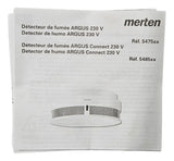 Detector De Fumaça Argus 230v Branco Mtn547520 Merten Branco