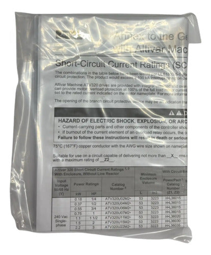Inversor De Frequência 3,3a 200/240v Atv320u04m3c Schneider 240v