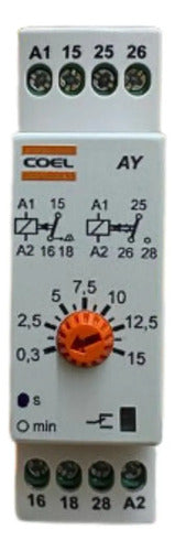 Rele Tempo Ay 15seg 110/220v Coel 220