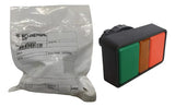 Kit Com 2 Peças: Botão Dp3/14 30mm Verde/vermelho Schmersal Verde E Vermelho