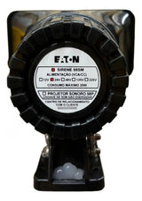 Sirene Eletrônica Programável 98sm 98sm024 24v Eaton Preta