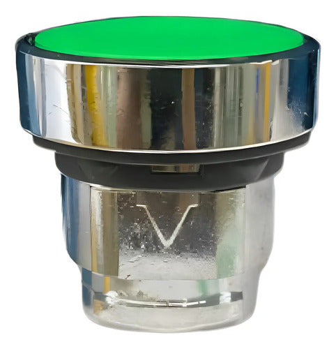 Kit Com 3: Cabeçote Para Botão 22mm Verde Zb4ba3 Schneider Verde -