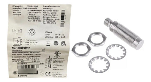 Sensor Indutivo 12-24 Vcc Ds 20mm Xs918r4pam12 Telemecanique