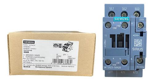 Contator 3rt2023-1an20 9a 220v 1na 1 Nf Siemens 220v