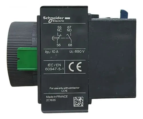 Contato Auxiliar Temporizado 130s Para Lc1e Laetsd Schneider 690v