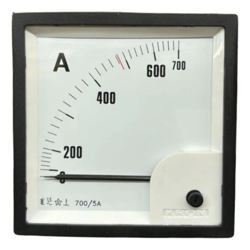 Amperimetro Fm96pc 700/5a Travamento Em 484a Ip54 Kron
